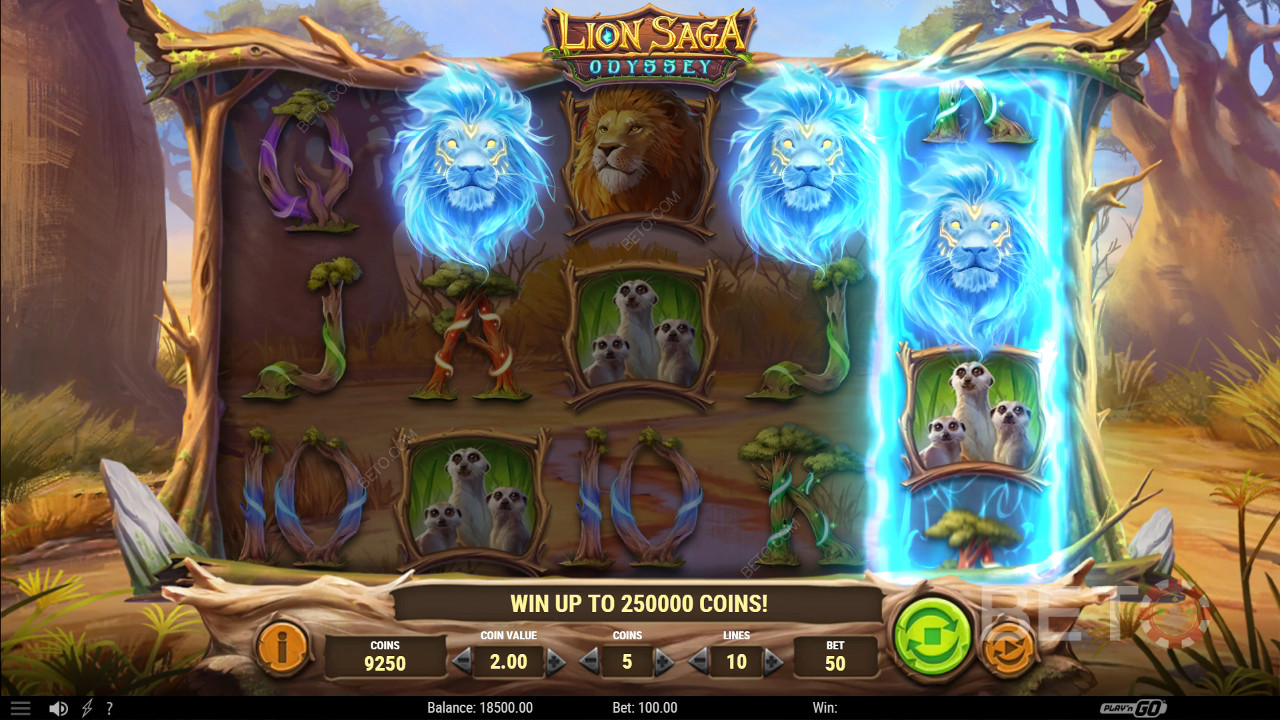 Lion Saga Odyssey Review by BETO Pokies