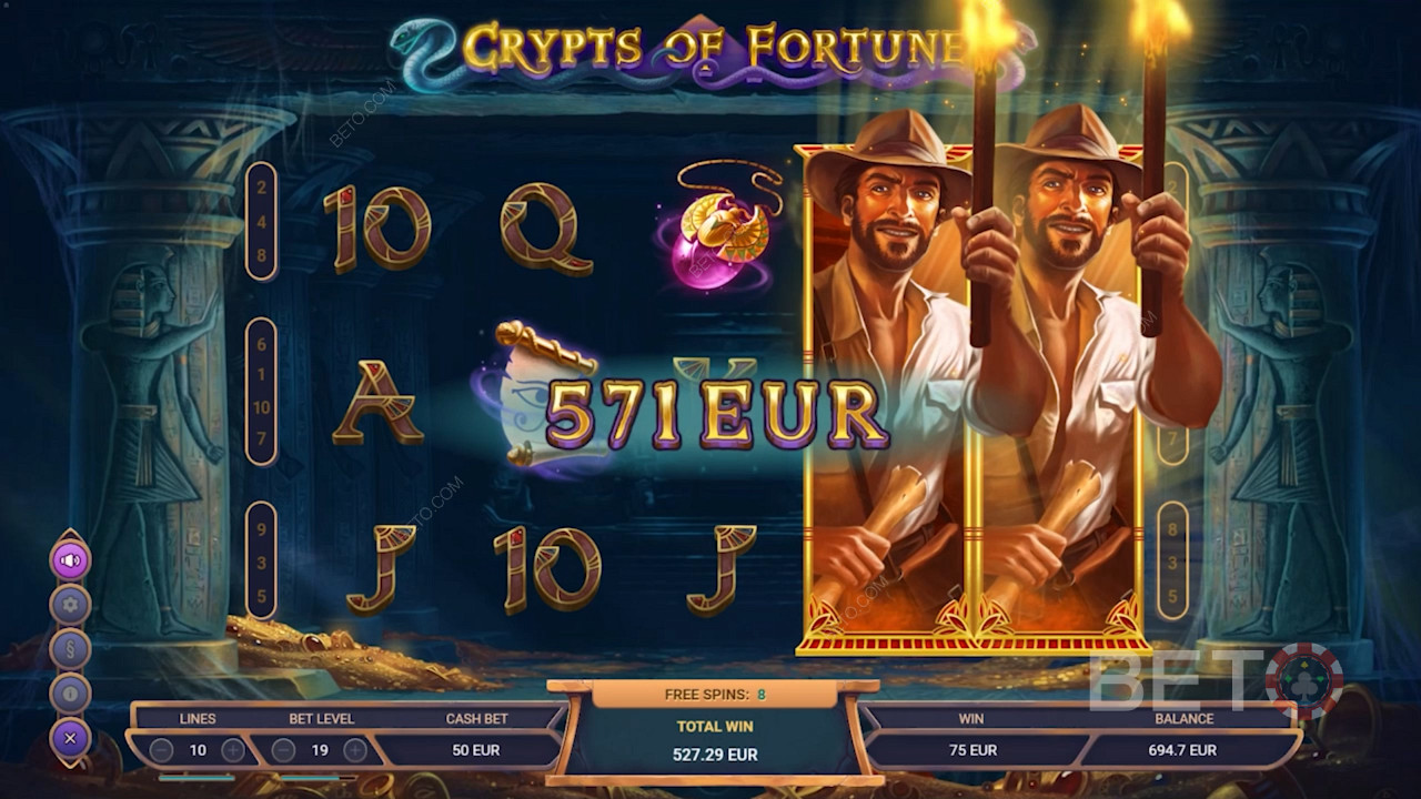 Unearth Expanding Symbols in Crypts of Fortune Free Spins