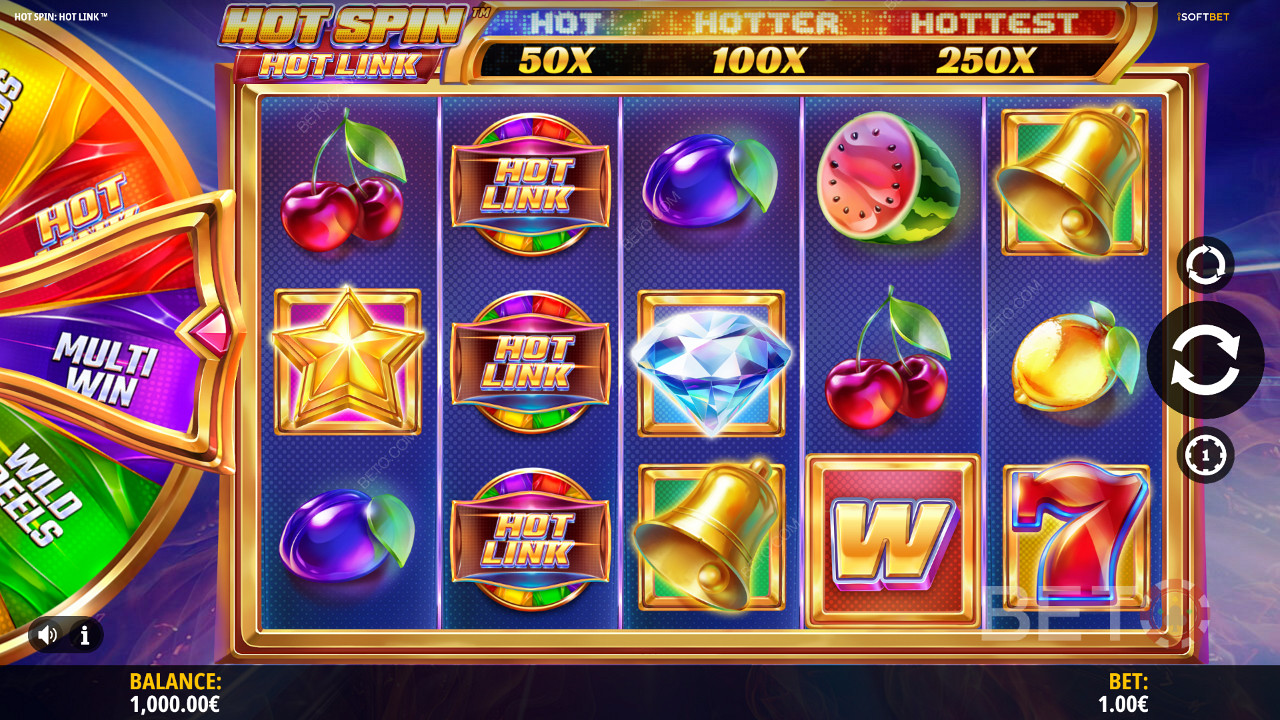 Ripper symbols and cash bonanzas in Hot Spin Hot Link