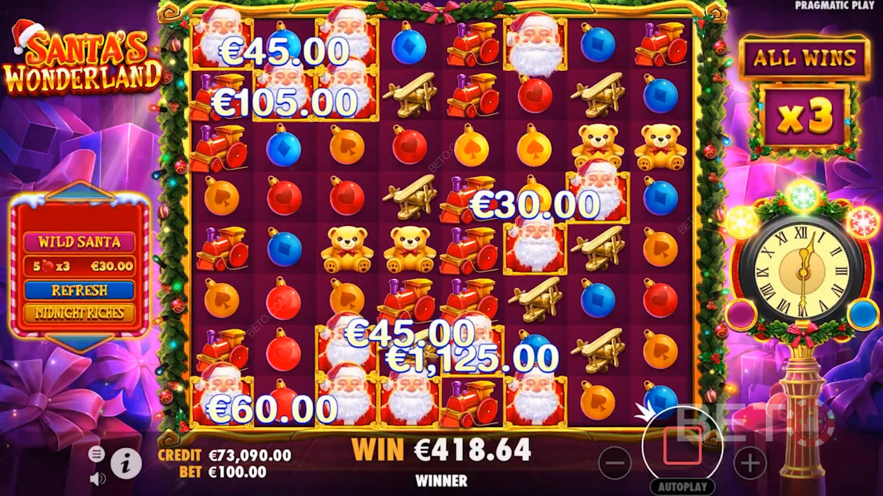 This pokie boasts a 96.23% RTP and packs a high-volatility punch