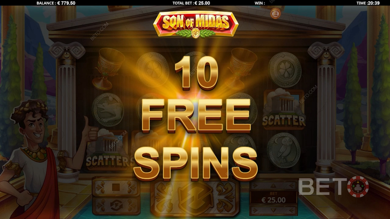Son of Midas offers ripper Free Spins bonanza