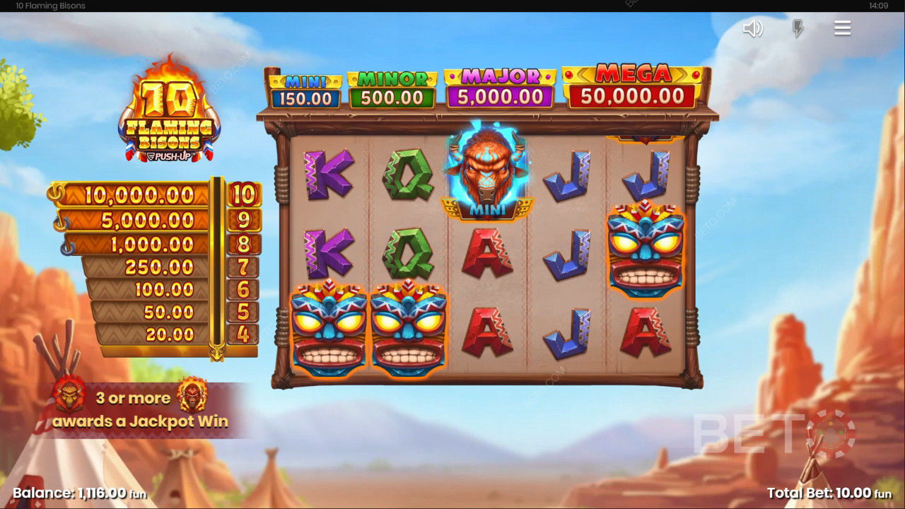 10 Blazing Bisons Review by BETO Pokies