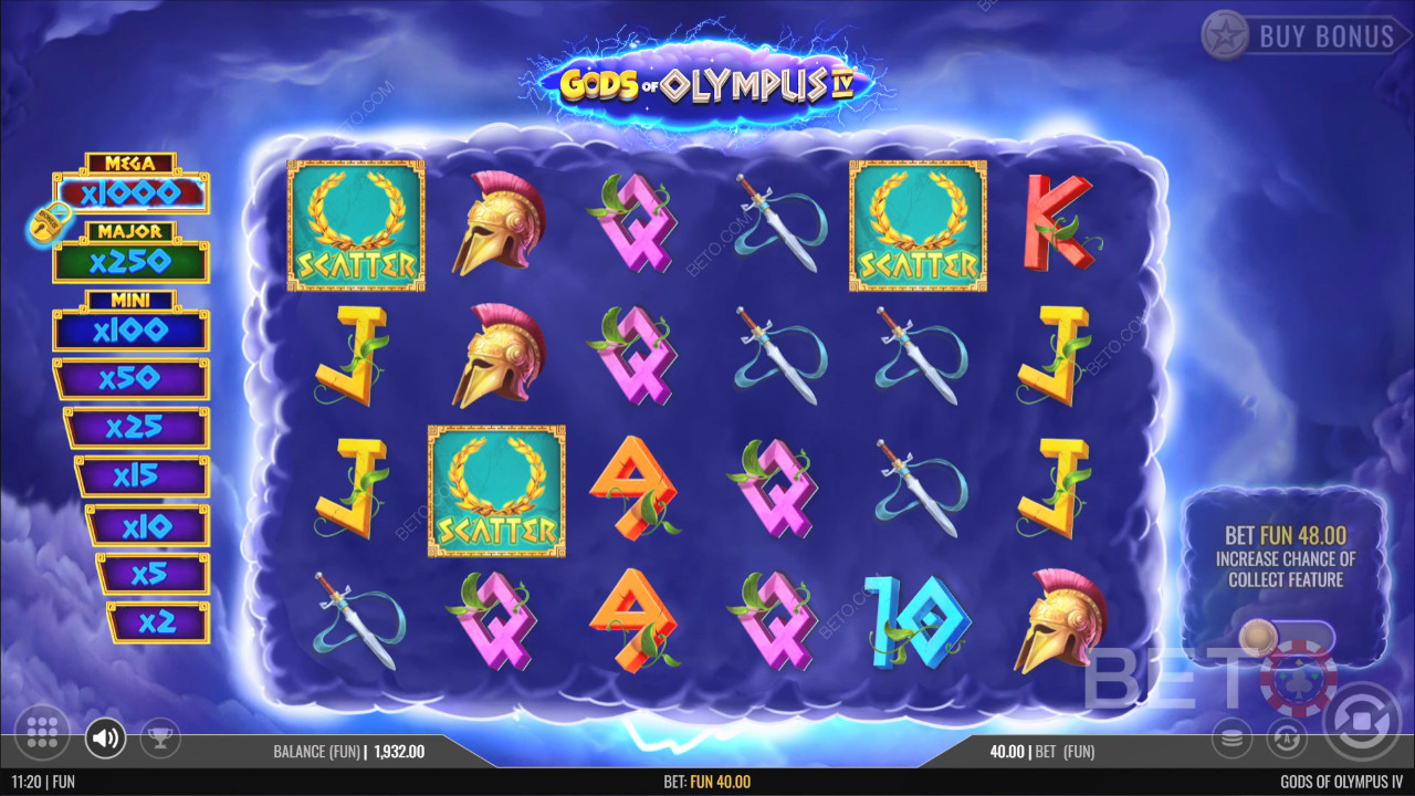 Gods of Olympus IV Review by BETO Pokies