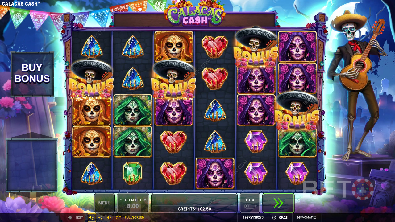 Calacas Cash: BETO Pokies