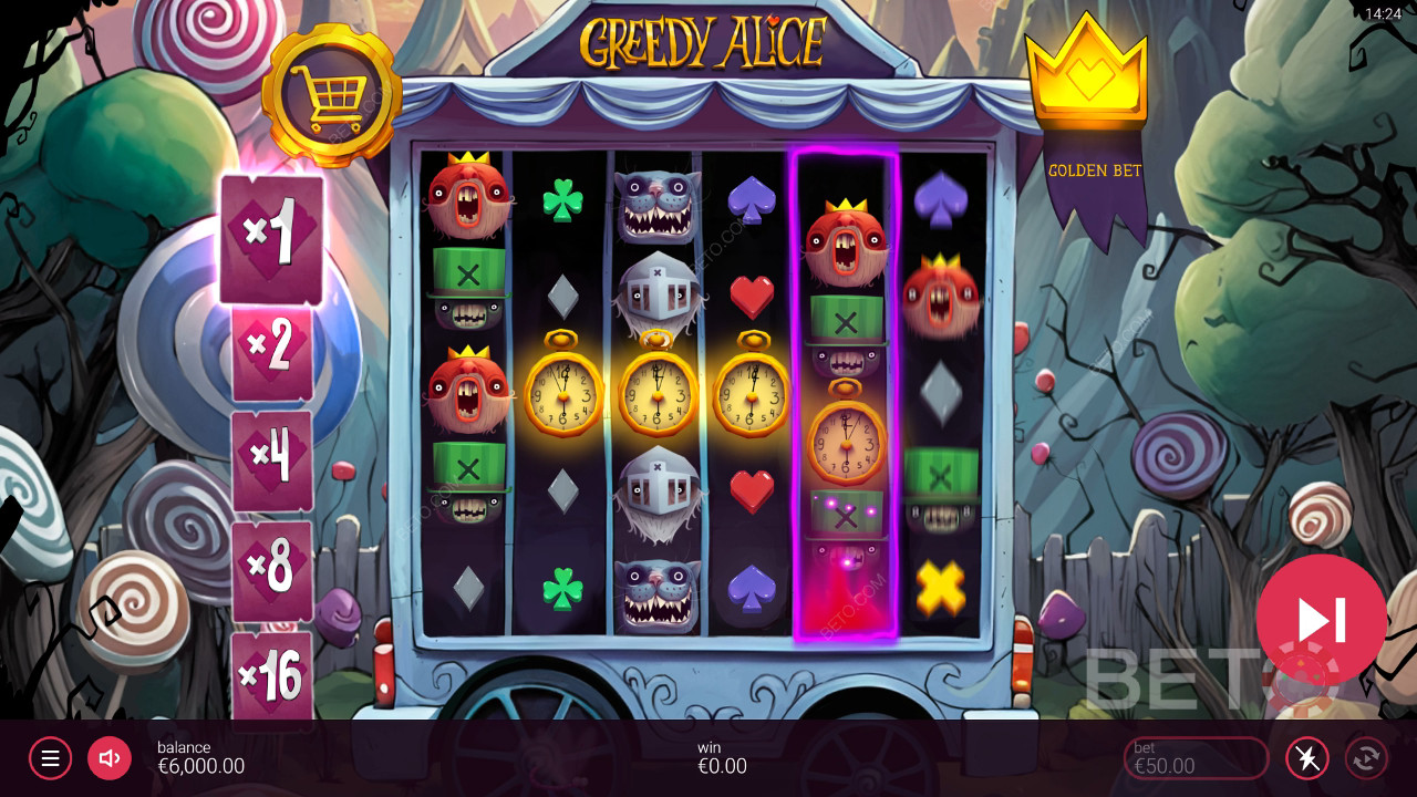Score Big with Greedy Alice Pokie: 20,000x Jackpot!
