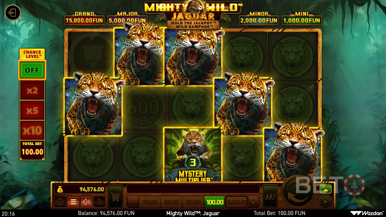 Mighty Wild: Jaguar Review by BETO Pokies