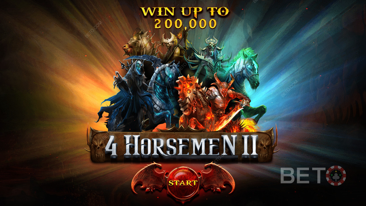 Gallop through the apocalypse in 4 Horsemen 2 pokie mayhem