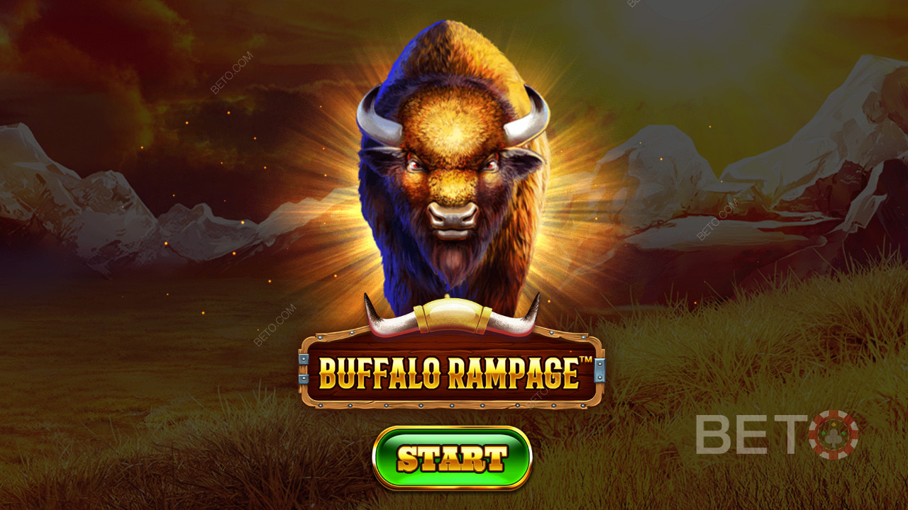 Roam the Aussie outback with majestic beasts in Buffalo Rampage pokie