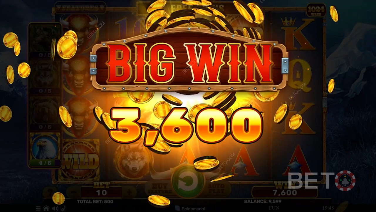 This pokie boasts a 96.3% RTP and packs medium volatility