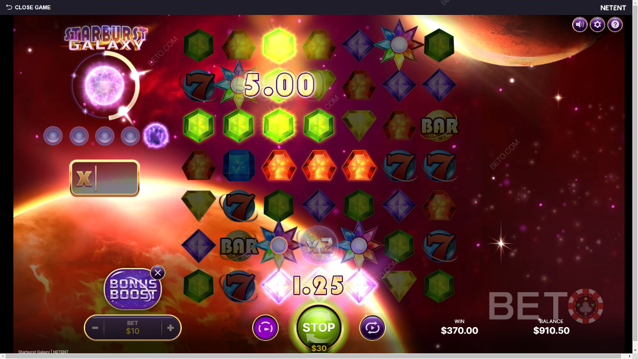 Ripper Features Revealed in Starburst Galaxy by NetEnt