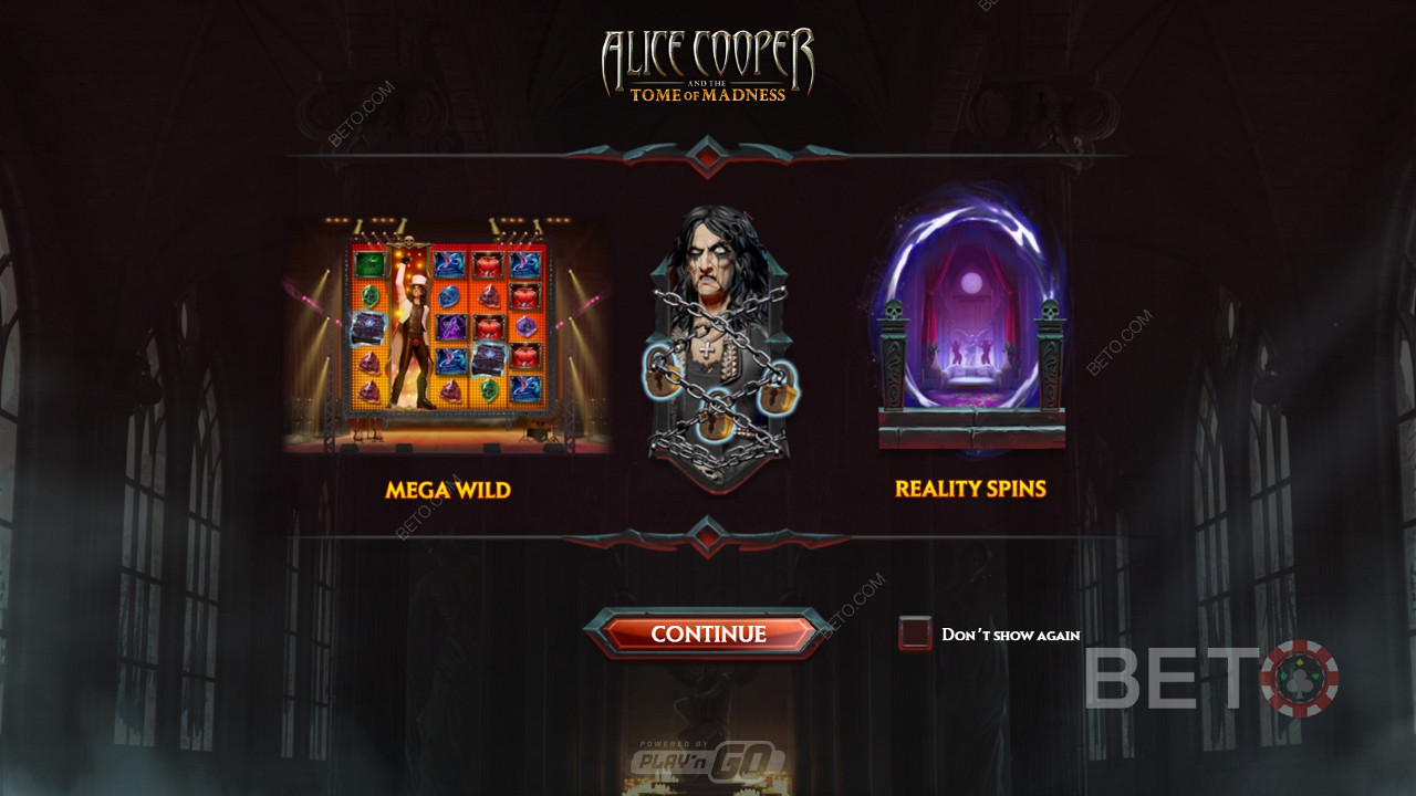 Snag Mega Wilds and Free Spins in Alice Cooper and the Tome of Madness pokie