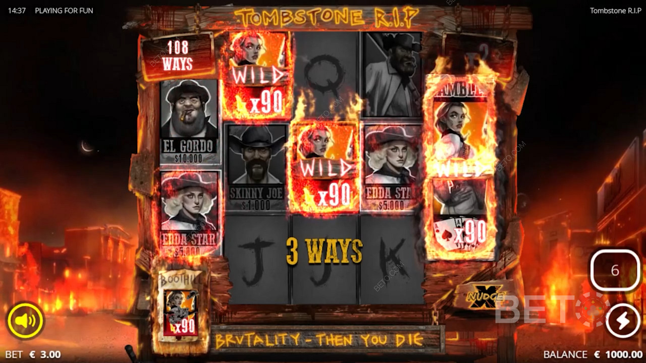 Score Free Spins with Multiplier Wilds in Tombstone RIP online pokie