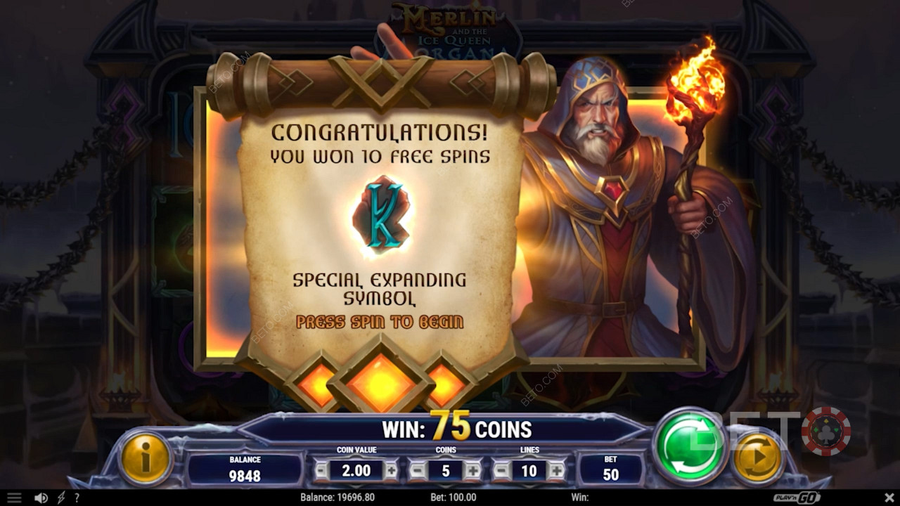 Trigger the Bonus Round for Free Spins and Expanding Symbols