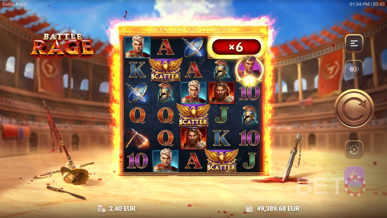 Battle Rage Review on BETO Pokies