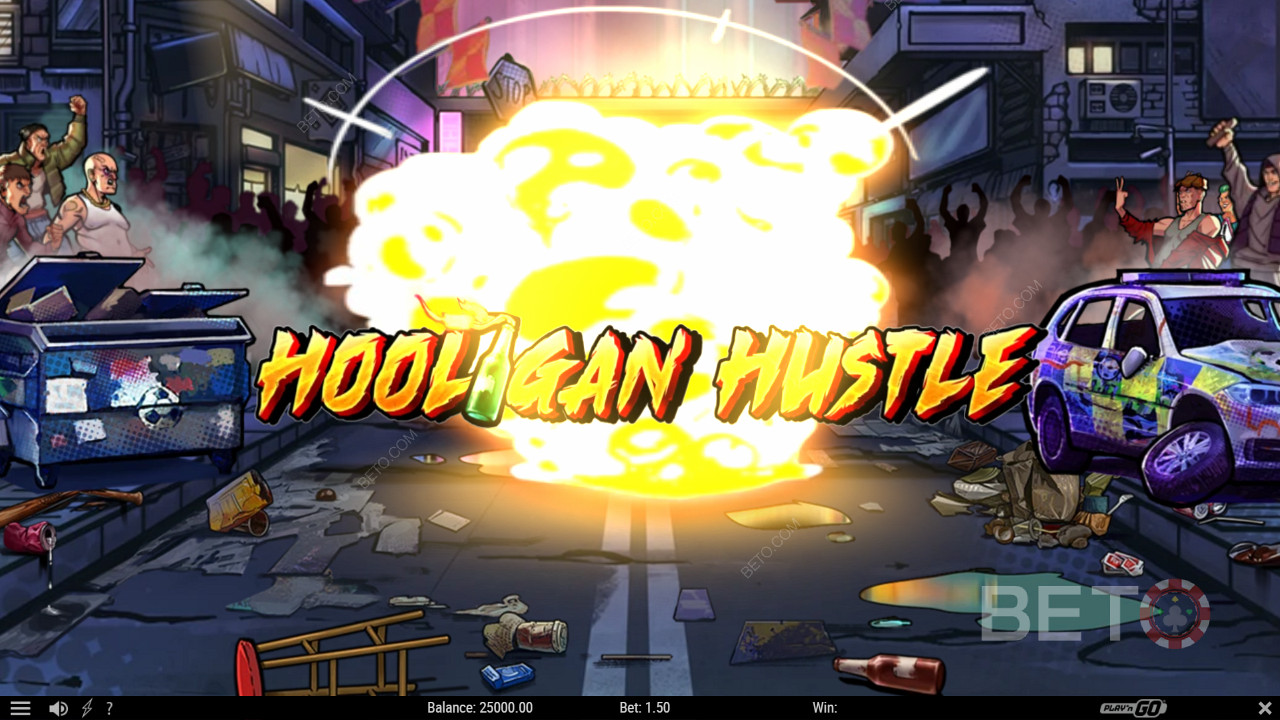 Footy fans clash in Hooligan Hustle online pokie - join the action