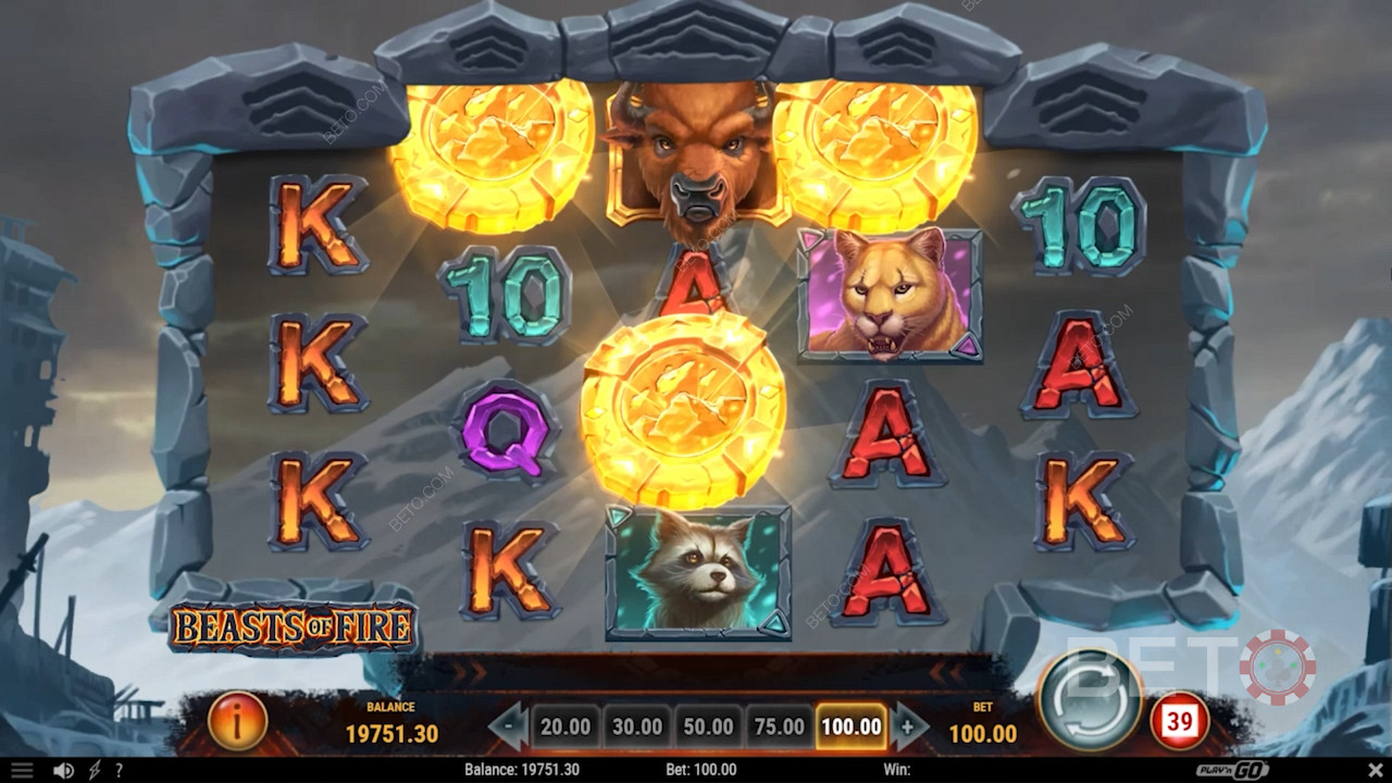 Ripper grid layout in Beasts of Fire