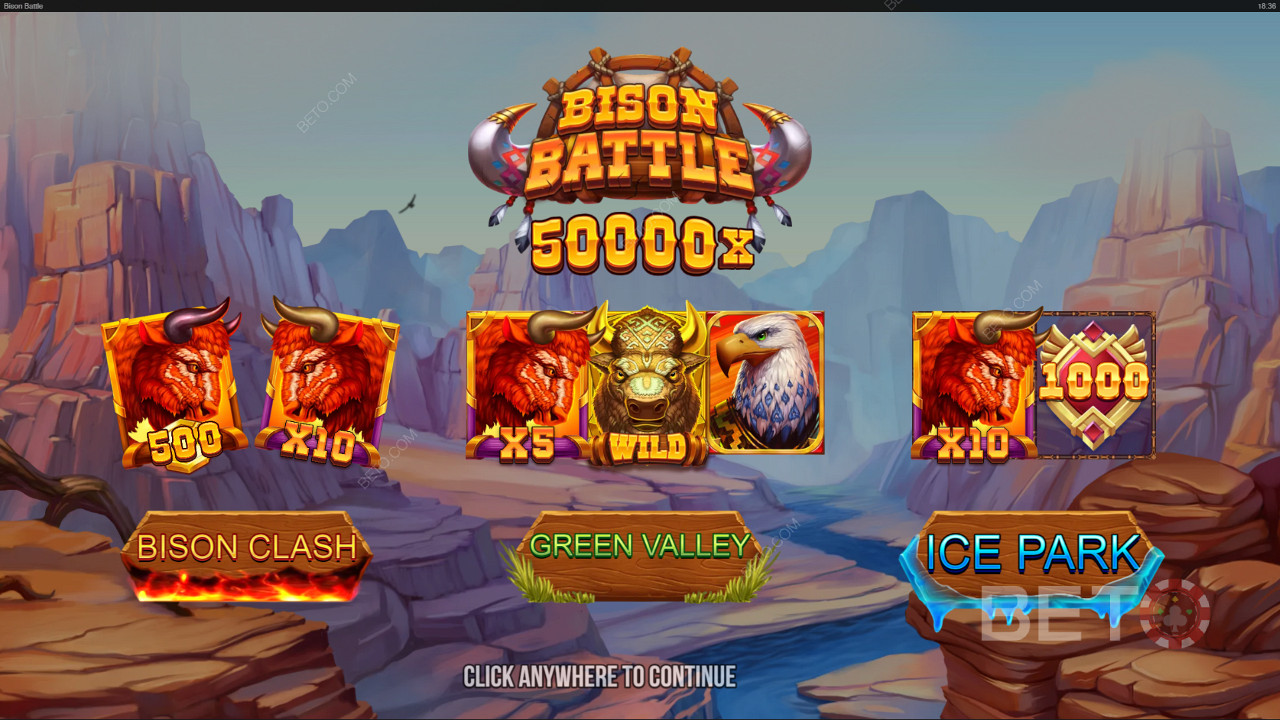 Snag the top Bonus Games straight up with the Bonus Buy option