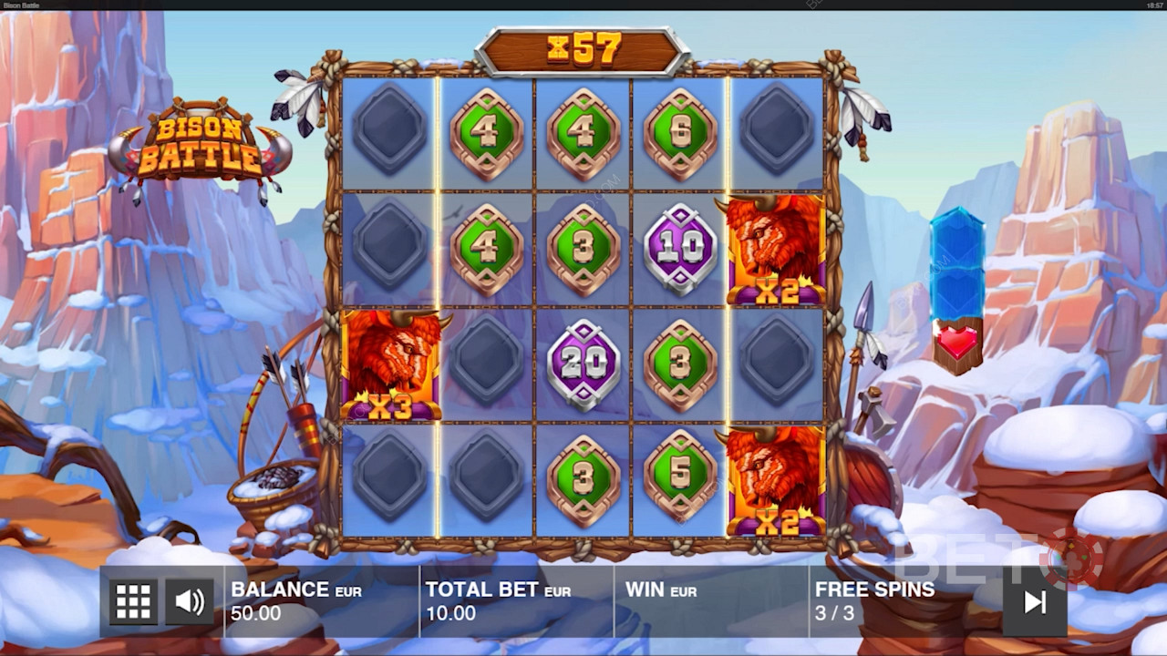 Charge into the Outback with the Bison Battle pokie game