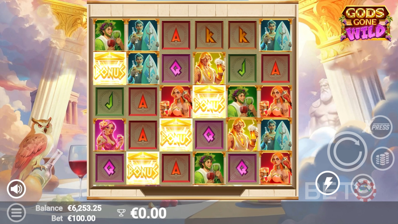 Gods Gone Wild Review by BETO Pokies