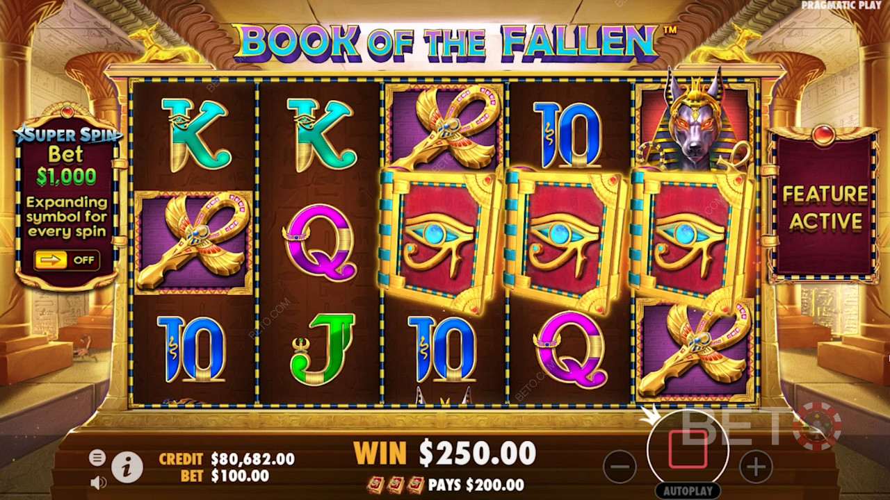 Score 3 or more Magic Book Bonuses to unlock Free Spins mode