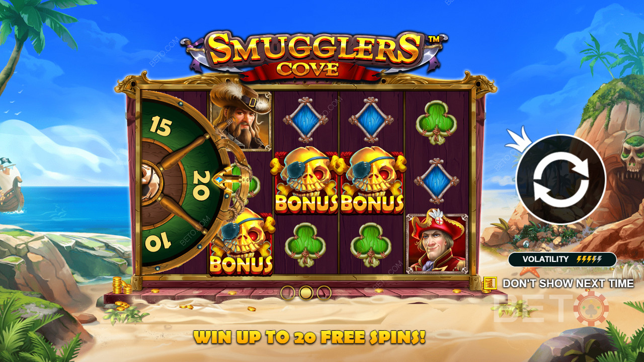 Ripper bonus round in Smugglers Cove