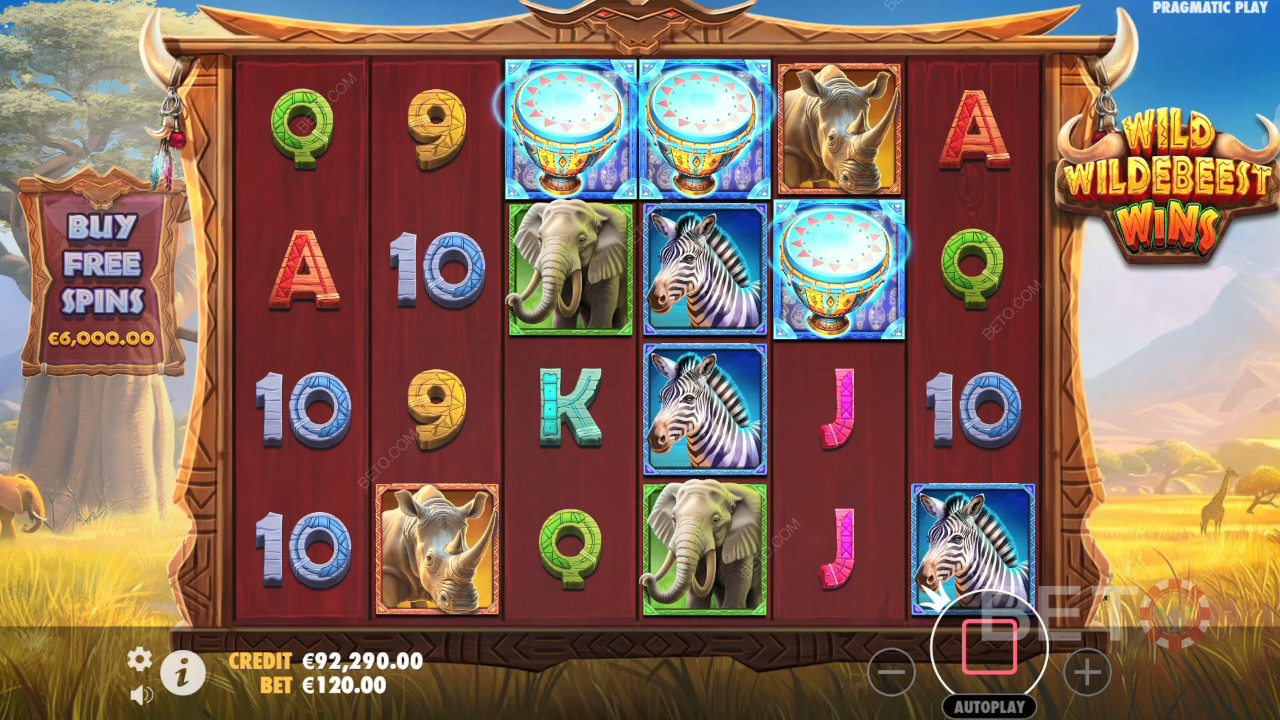 Wild Wildebeest Wins Review by BETO Pokies