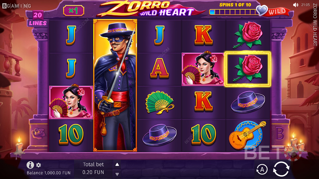 Zorro Wild Heart: A Ripper Mexican-themed Pokie