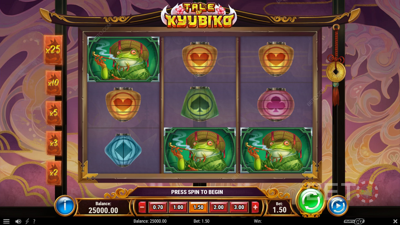Dive into a Japanese-inspired pokie with quirky critter icons