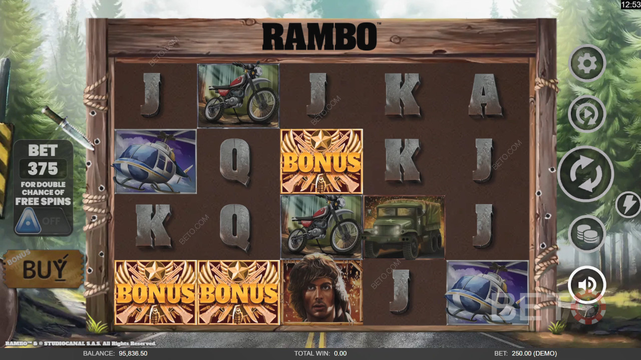 Rambo Pokie Review by BETO Pokies