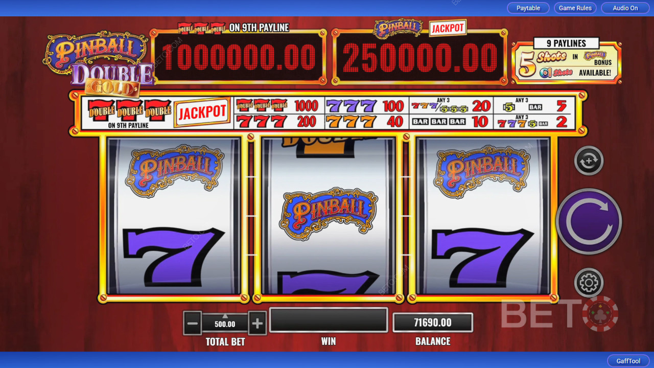 Pinball Double Gold: BETO Pokies Review