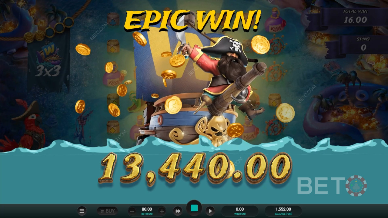 Score a 10,000x Jackpot in the Kraken