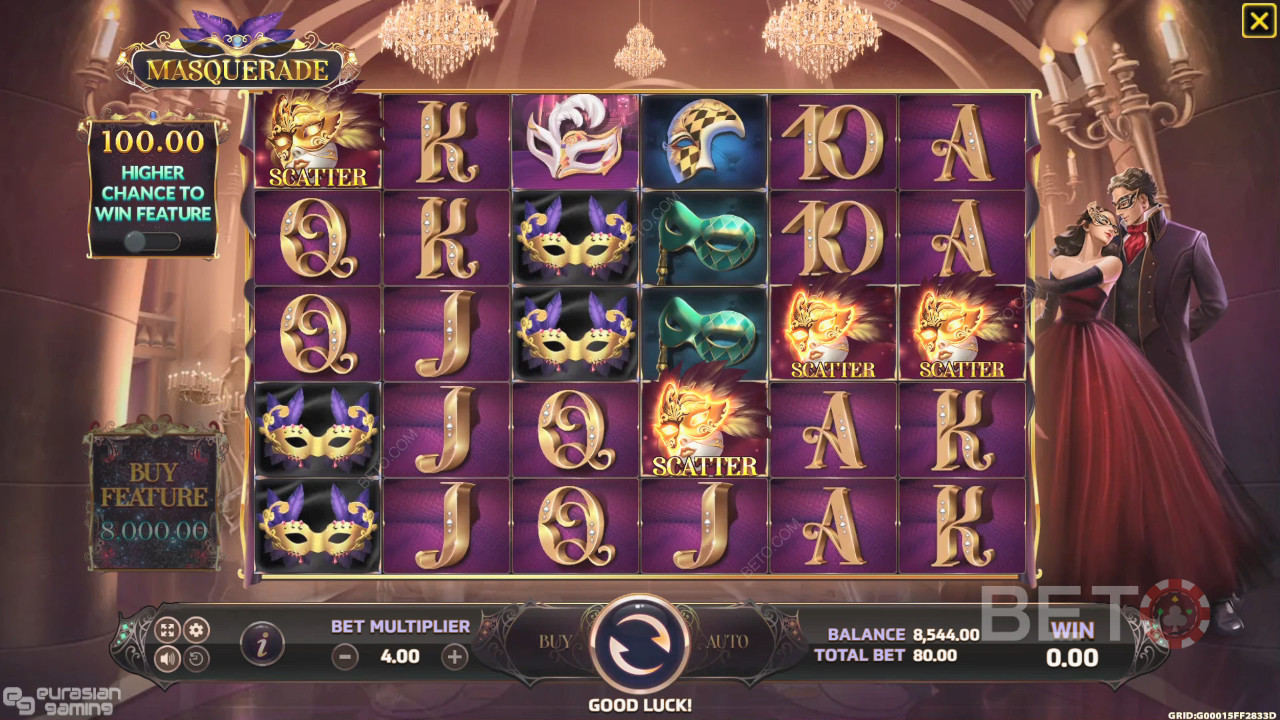 Masquerade Review by BETO Pokies
