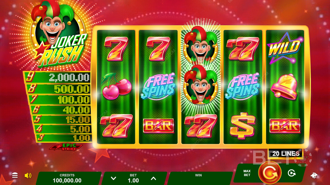 Joker Rush Free Play