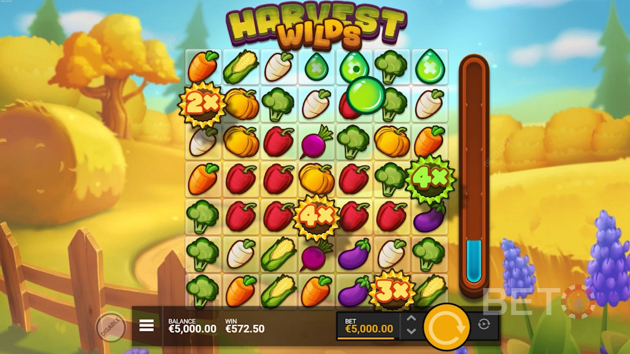 Reap Wild Multiplier Sunflowers and boost your odds of a big win