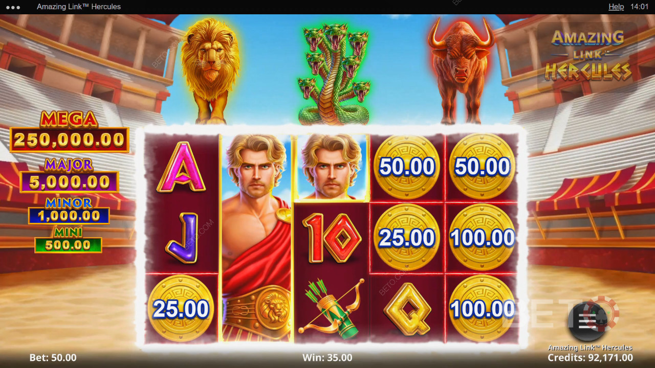 Amazing Link Hercules: BETO Pokies Review