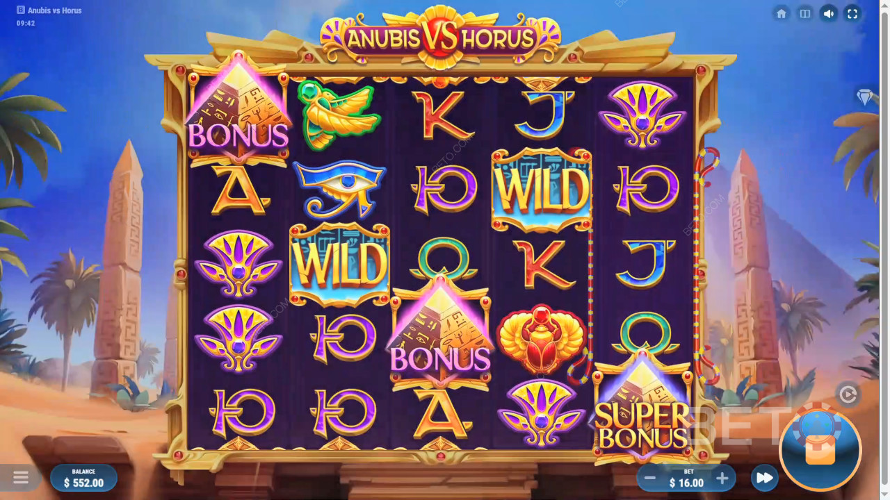 Anubis vs Horus: BETO Pokies
