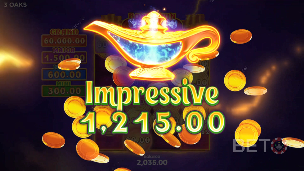 Score 2,000x Your Wager on the Coin Lamp Pokie Game!