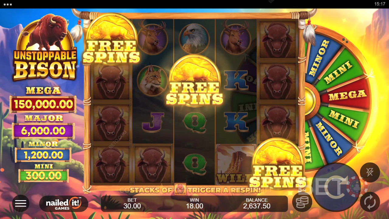 Unstoppable Bison Review by BETO Pokies