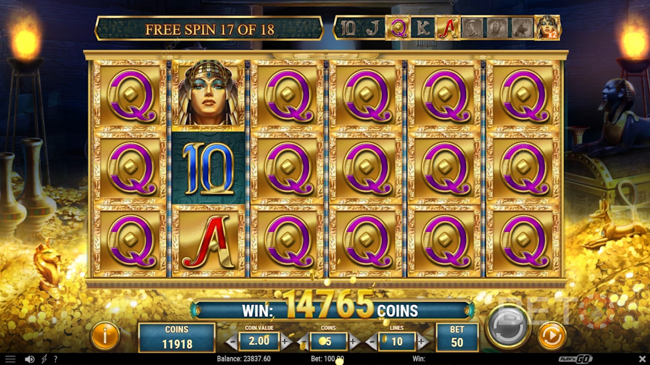 Expanding symbols dish out big wins in Secret of Dead pokie game