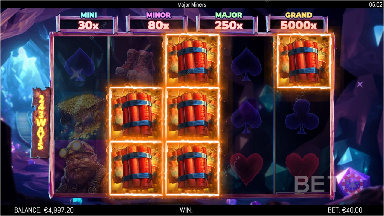 Major Miners Review by BETO Pokies