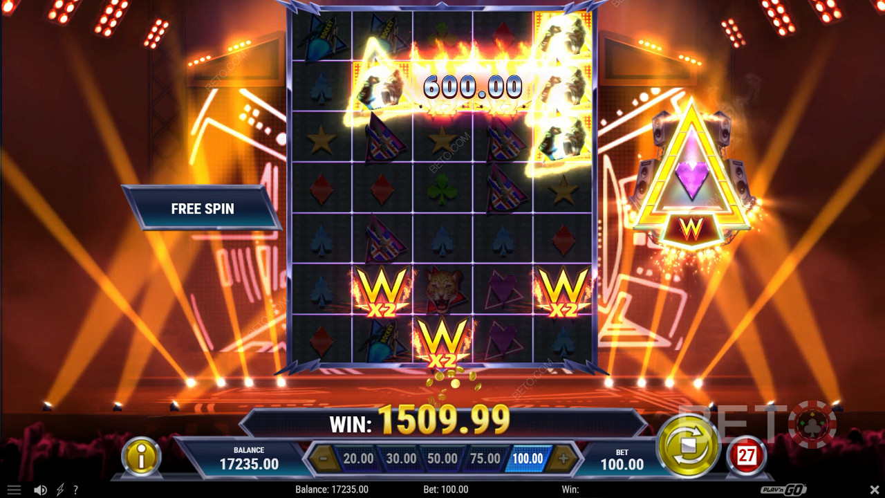 Crank up the charge meter for ripper bonuses and prizes