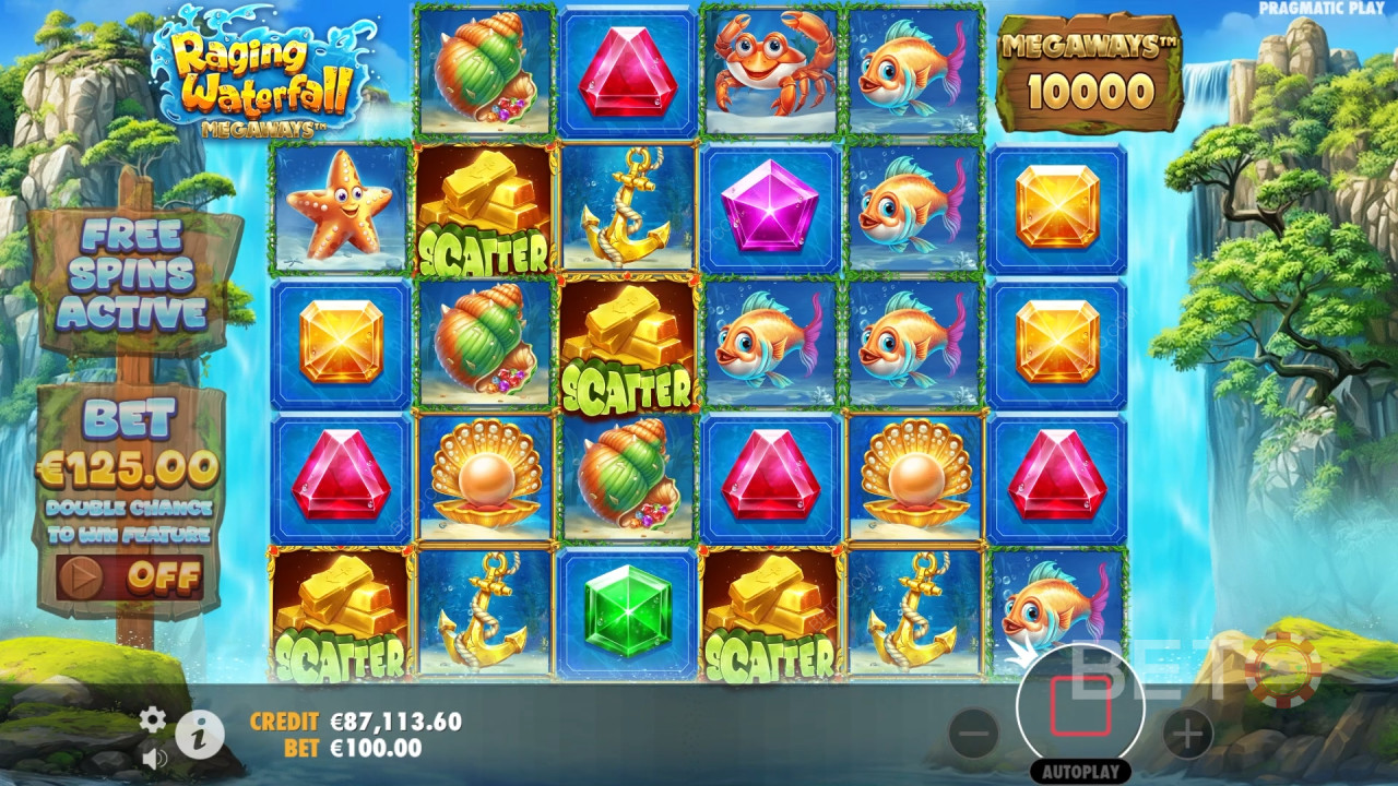 Raging Waterfall Megaways Review by BETO Pokies