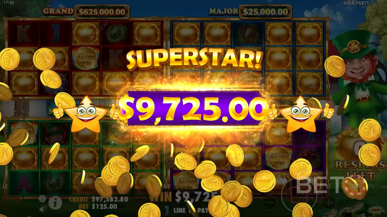Trigger the Cash Respins feature with 6+ Money symbols