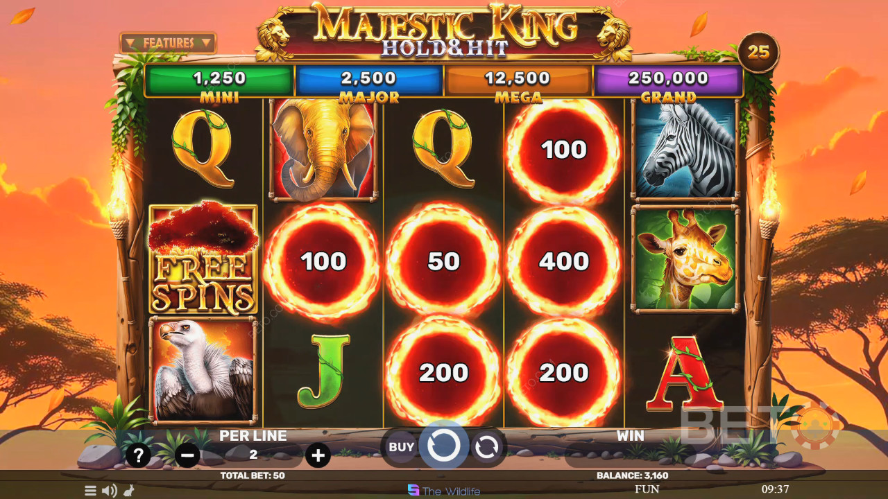Majestic King - Hold & Win Review by BETO Pokies