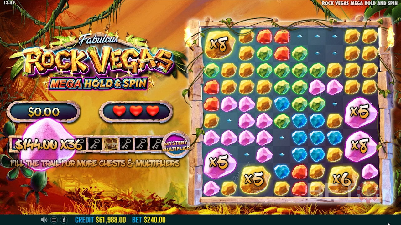 Gather gems of different hues and score big in bonus rounds