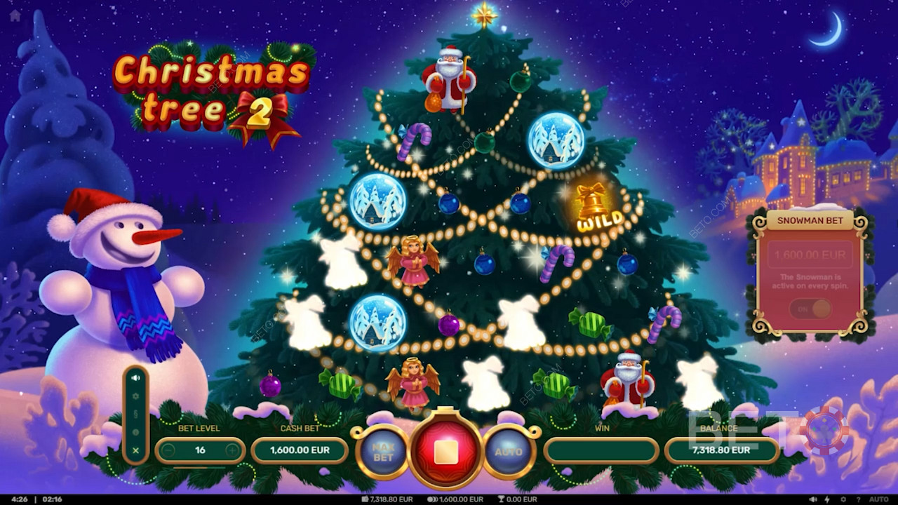Unwrap festive wins in the Christmas Tree 2 pokie game