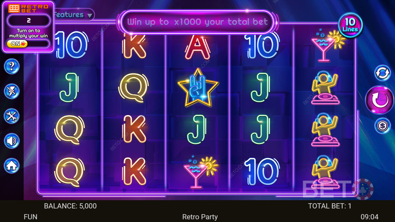 Retro Party Review by BETO Pokies