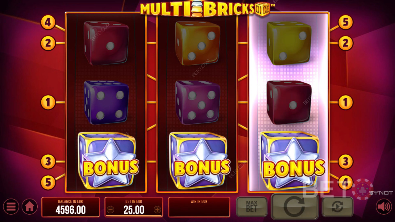 Multi Bricks Dice Review by BETO Pokies