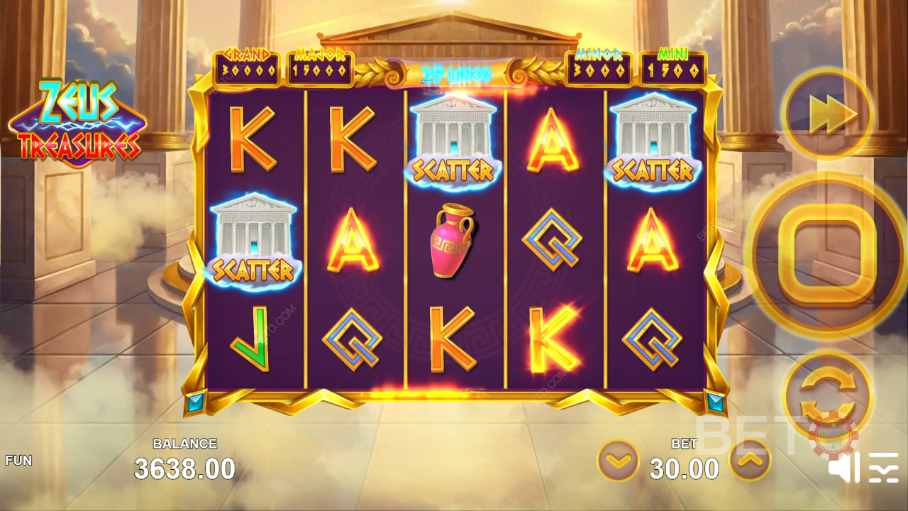 Zeus Treasures Review by BETO Pokies