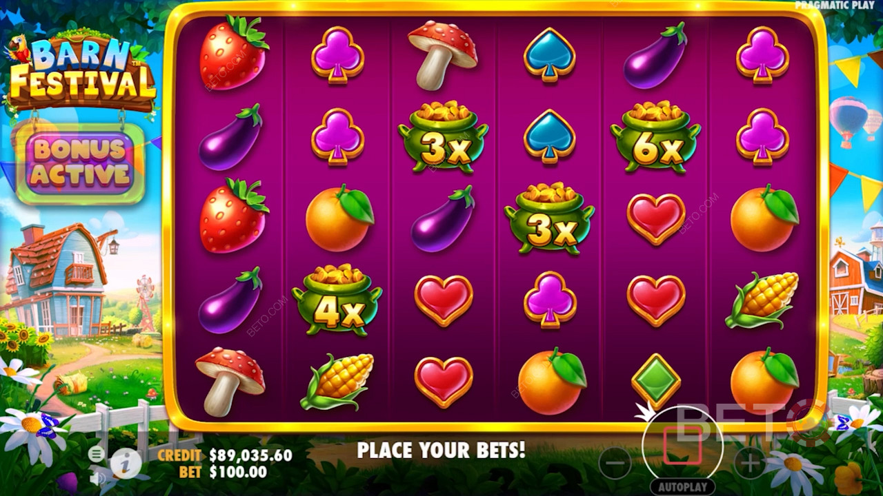 Snag the Cash Respin bonus with 3+ Money symbols on the reels